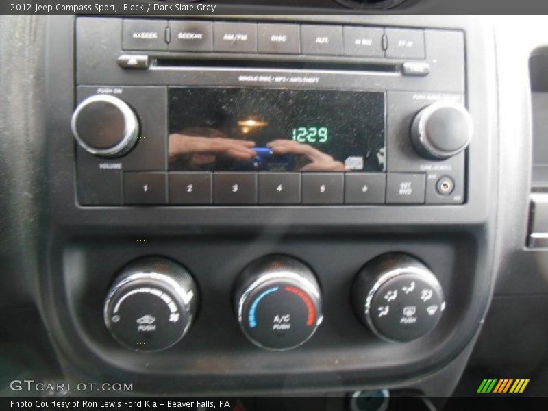 Black / Dark Slate Gray 2012 Jeep Compass Sport