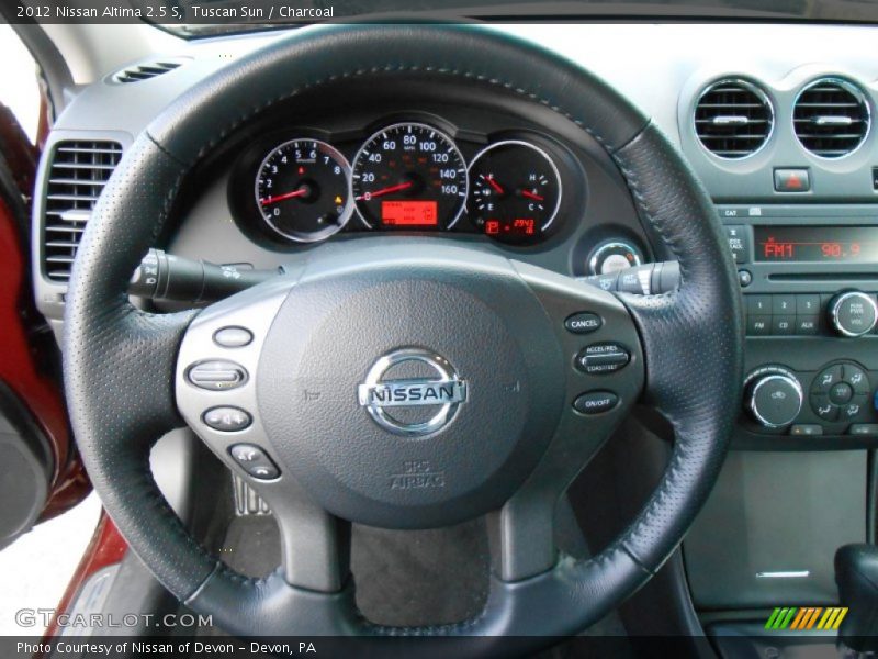 Tuscan Sun / Charcoal 2012 Nissan Altima 2.5 S
