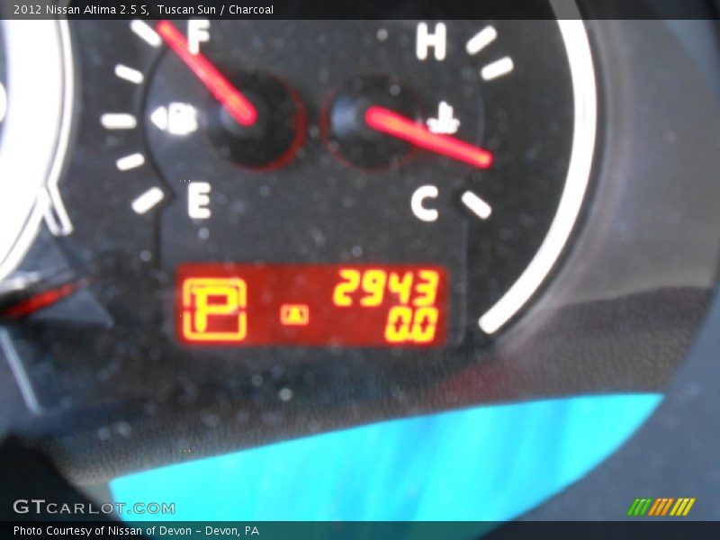 Tuscan Sun / Charcoal 2012 Nissan Altima 2.5 S
