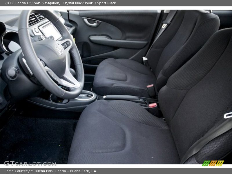 Front Seat of 2013 Fit Sport Navigation