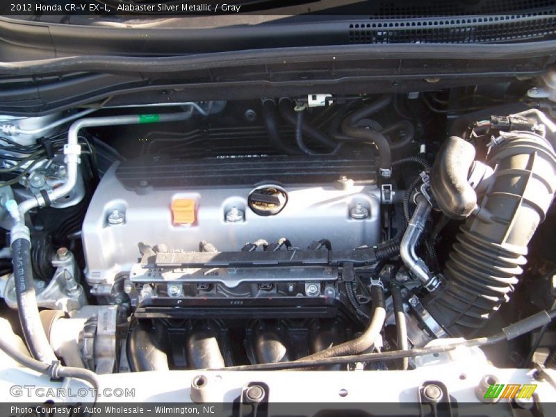 Alabaster Silver Metallic / Gray 2012 Honda CR-V EX-L