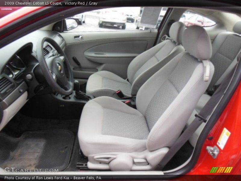 Victory Red / Gray 2009 Chevrolet Cobalt LS Coupe