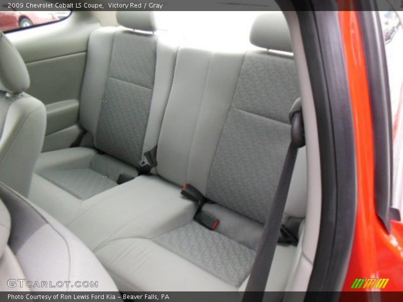 Victory Red / Gray 2009 Chevrolet Cobalt LS Coupe