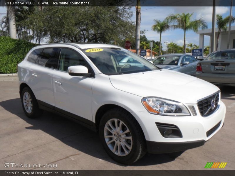 Ice White / Sandstone 2010 Volvo XC60 T6 AWD