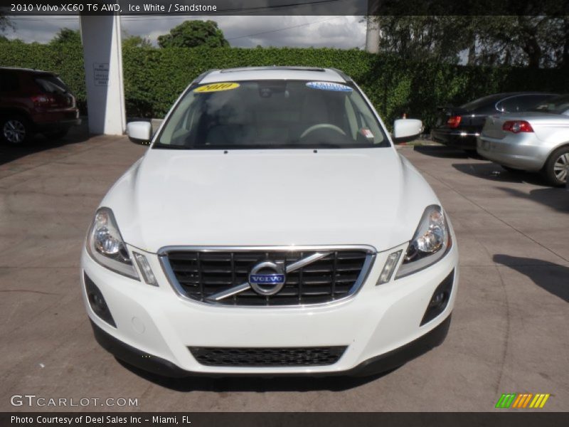 Ice White / Sandstone 2010 Volvo XC60 T6 AWD