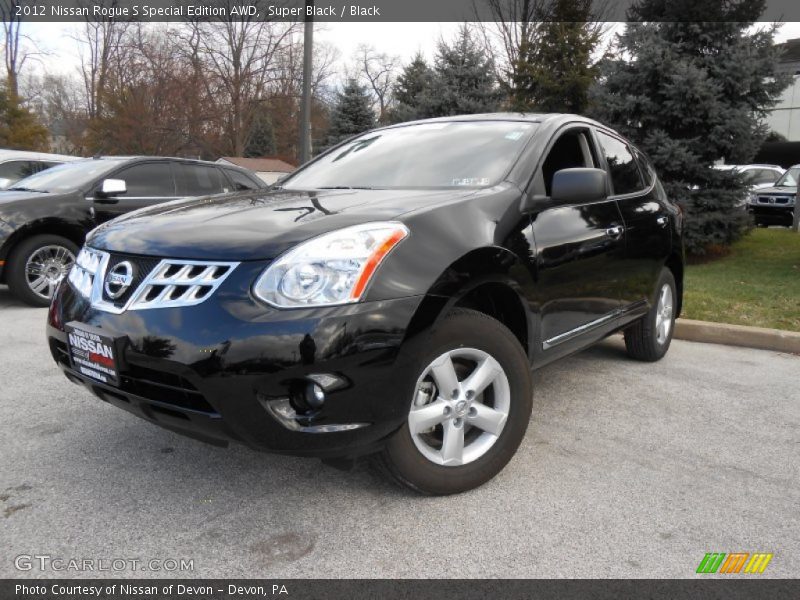 Super Black / Black 2012 Nissan Rogue S Special Edition AWD