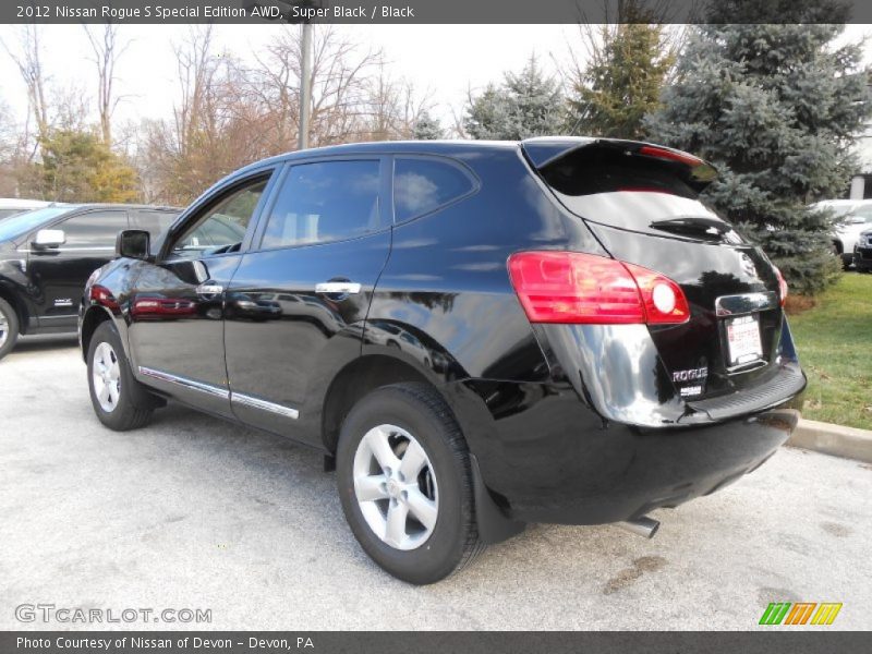 Super Black / Black 2012 Nissan Rogue S Special Edition AWD