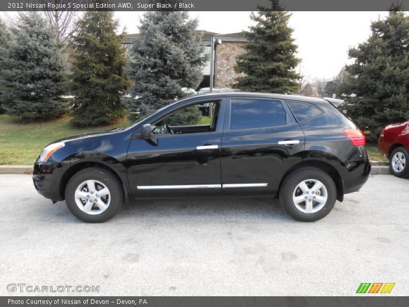 Super Black / Black 2012 Nissan Rogue S Special Edition AWD