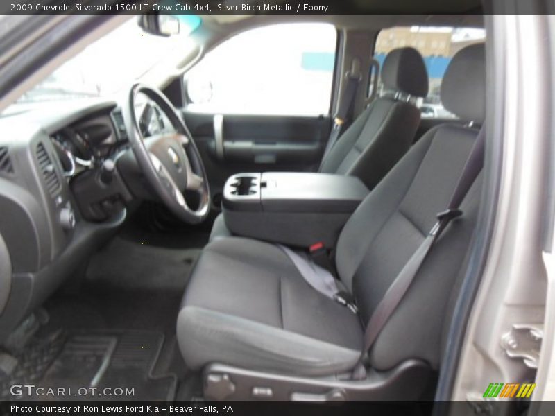 Silver Birch Metallic / Ebony 2009 Chevrolet Silverado 1500 LT Crew Cab 4x4