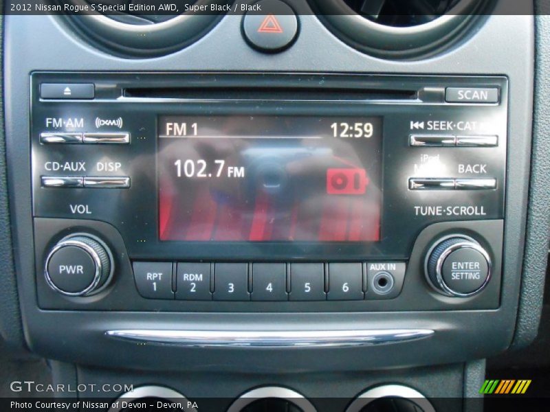 Super Black / Black 2012 Nissan Rogue S Special Edition AWD