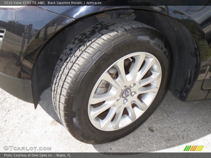 Black Sapphire Metallic / Anthracite 2010 Volvo XC60 T6 AWD