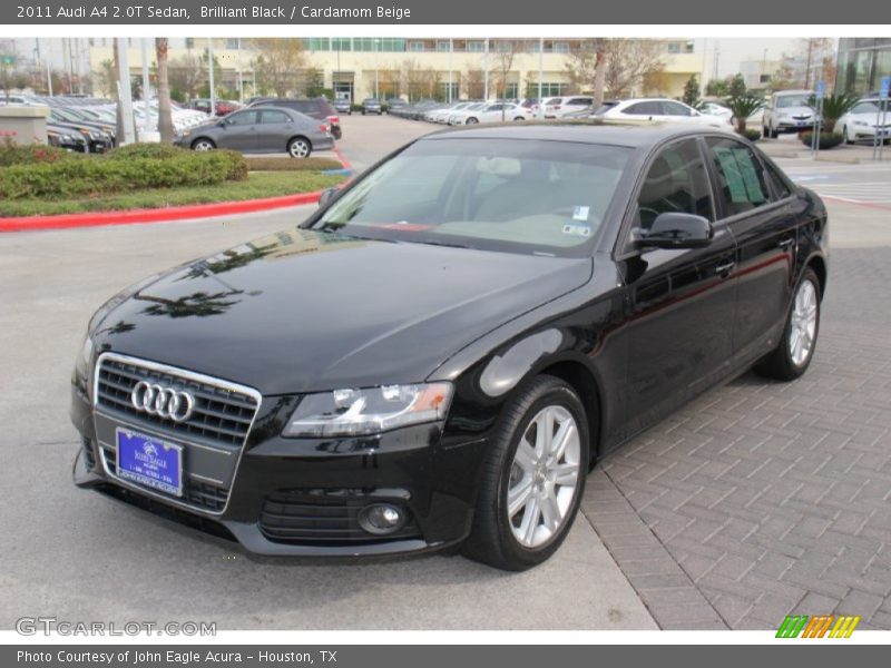 Brilliant Black / Cardamom Beige 2011 Audi A4 2.0T Sedan