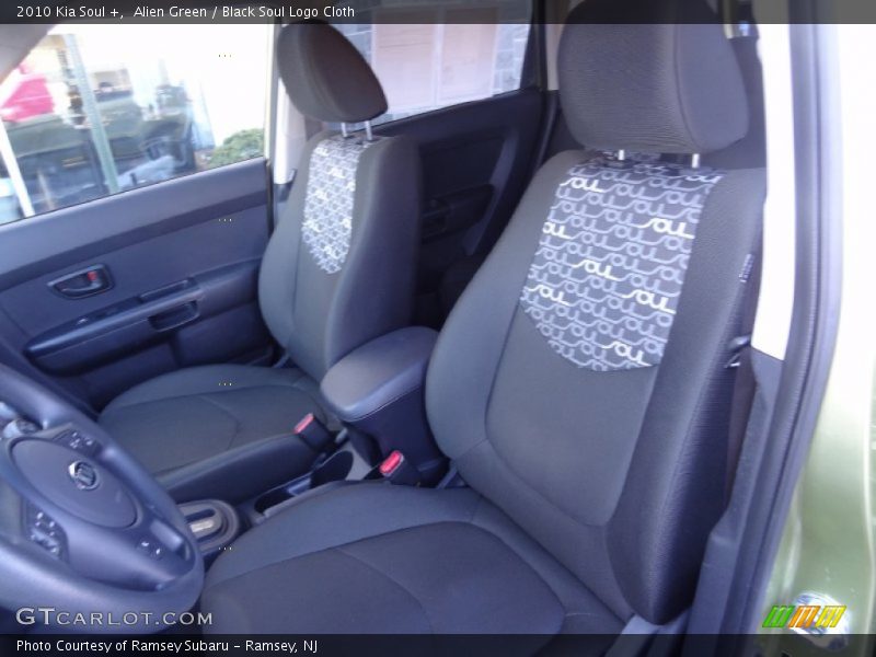 Alien Green / Black Soul Logo Cloth 2010 Kia Soul +
