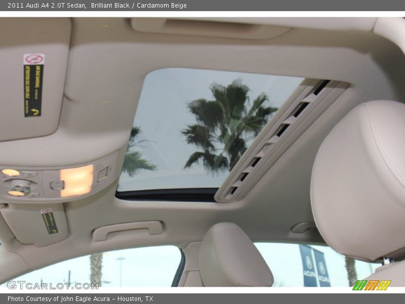 Brilliant Black / Cardamom Beige 2011 Audi A4 2.0T Sedan