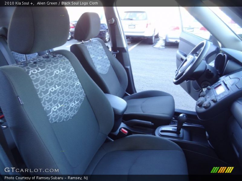 Alien Green / Black Soul Logo Cloth 2010 Kia Soul +