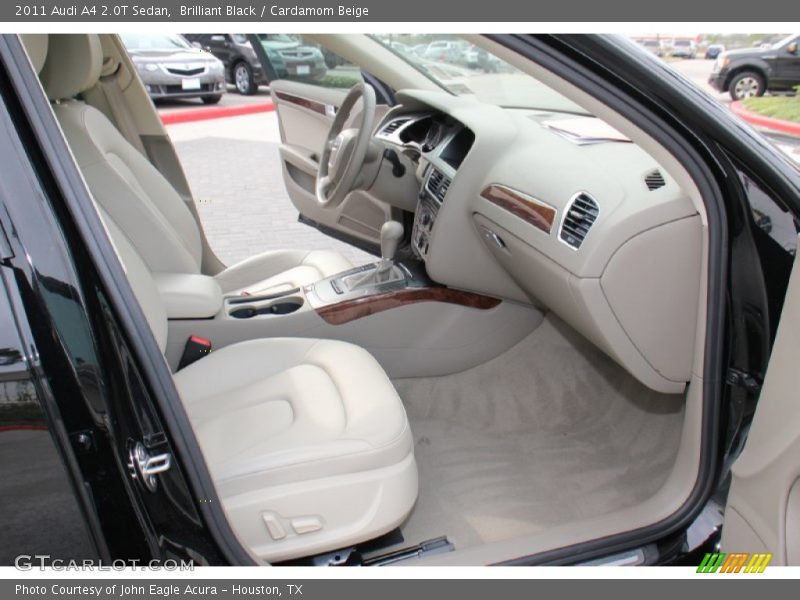 Brilliant Black / Cardamom Beige 2011 Audi A4 2.0T Sedan