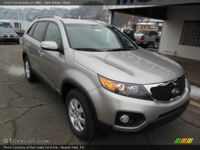 Satin Metal / Black 2013 Kia Sorento LX AWD