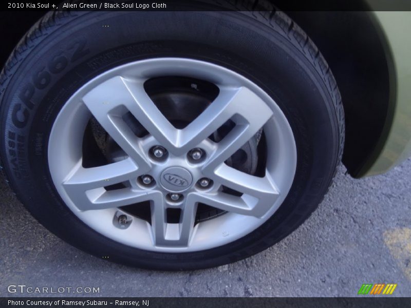 Alien Green / Black Soul Logo Cloth 2010 Kia Soul +