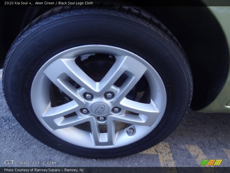 Alien Green / Black Soul Logo Cloth 2010 Kia Soul +