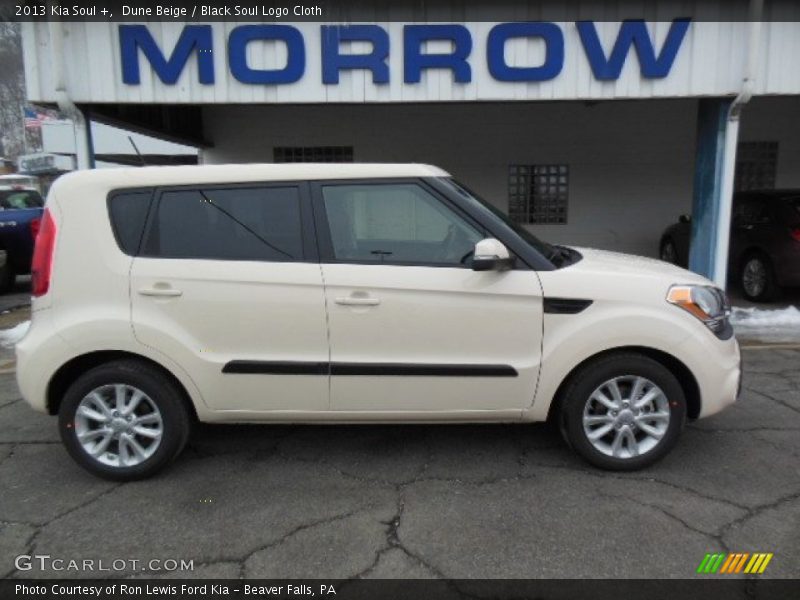 Dune Beige / Black Soul Logo Cloth 2013 Kia Soul +