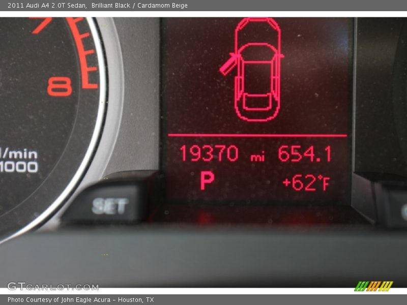 Brilliant Black / Cardamom Beige 2011 Audi A4 2.0T Sedan