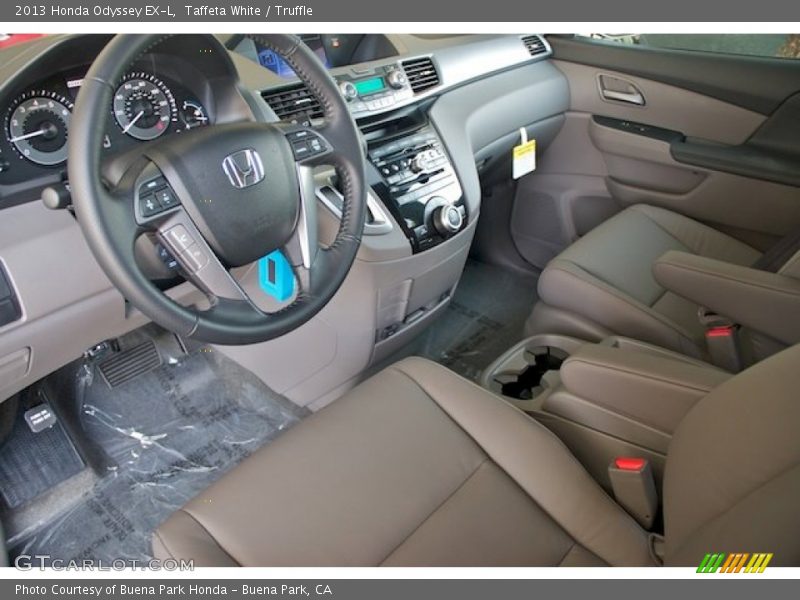 Taffeta White / Truffle 2013 Honda Odyssey EX-L