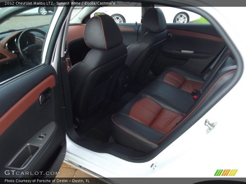 Summit White / Cocoa/Cashmere 2012 Chevrolet Malibu LTZ