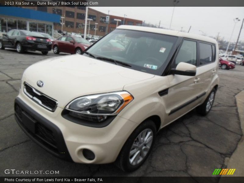 Dune Beige / Black Soul Logo Cloth 2013 Kia Soul +