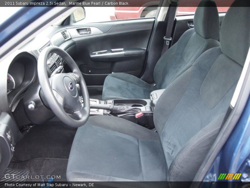Marine Blue Pearl / Carbon Black 2011 Subaru Impreza 2.5i Sedan