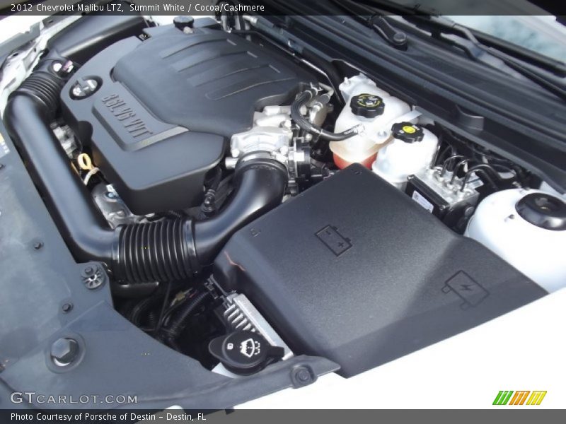 Summit White / Cocoa/Cashmere 2012 Chevrolet Malibu LTZ