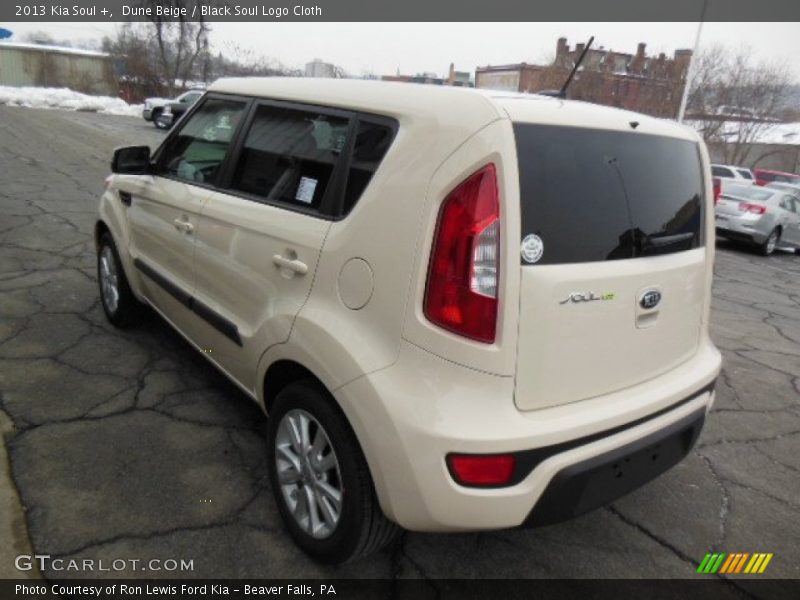 Dune Beige / Black Soul Logo Cloth 2013 Kia Soul +