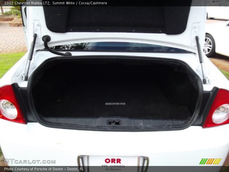 Summit White / Cocoa/Cashmere 2012 Chevrolet Malibu LTZ