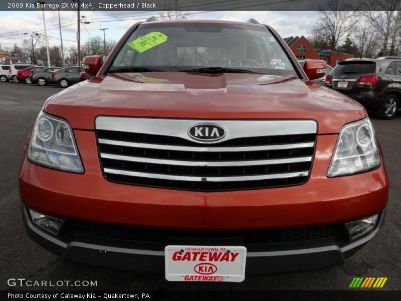 Copperhead / Black 2009 Kia Borrego EX V6 4x4