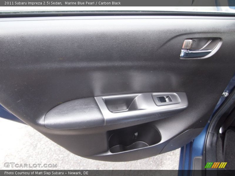 Marine Blue Pearl / Carbon Black 2011 Subaru Impreza 2.5i Sedan