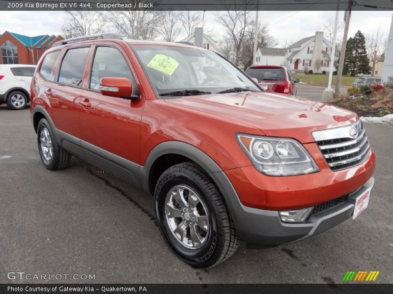 Copperhead / Black 2009 Kia Borrego EX V6 4x4