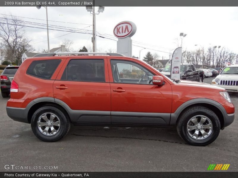 Copperhead / Black 2009 Kia Borrego EX V6 4x4