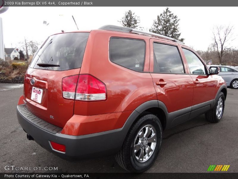 Copperhead / Black 2009 Kia Borrego EX V6 4x4