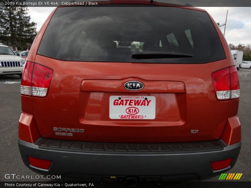Copperhead / Black 2009 Kia Borrego EX V6 4x4