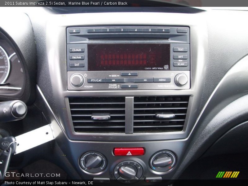 Marine Blue Pearl / Carbon Black 2011 Subaru Impreza 2.5i Sedan