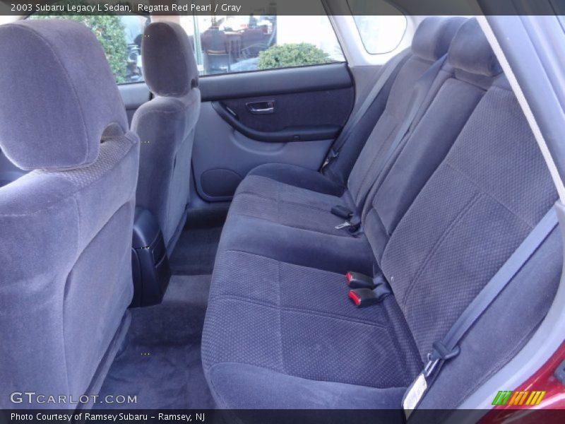 Regatta Red Pearl / Gray 2003 Subaru Legacy L Sedan