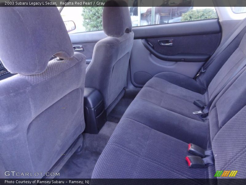 Regatta Red Pearl / Gray 2003 Subaru Legacy L Sedan