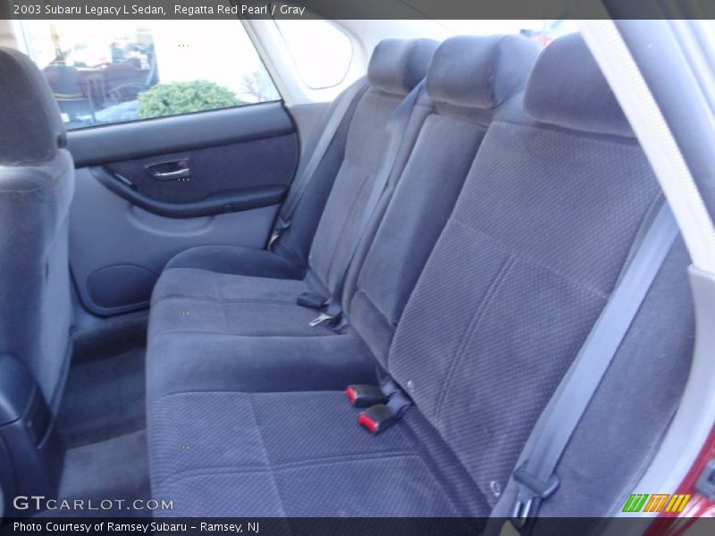 Regatta Red Pearl / Gray 2003 Subaru Legacy L Sedan