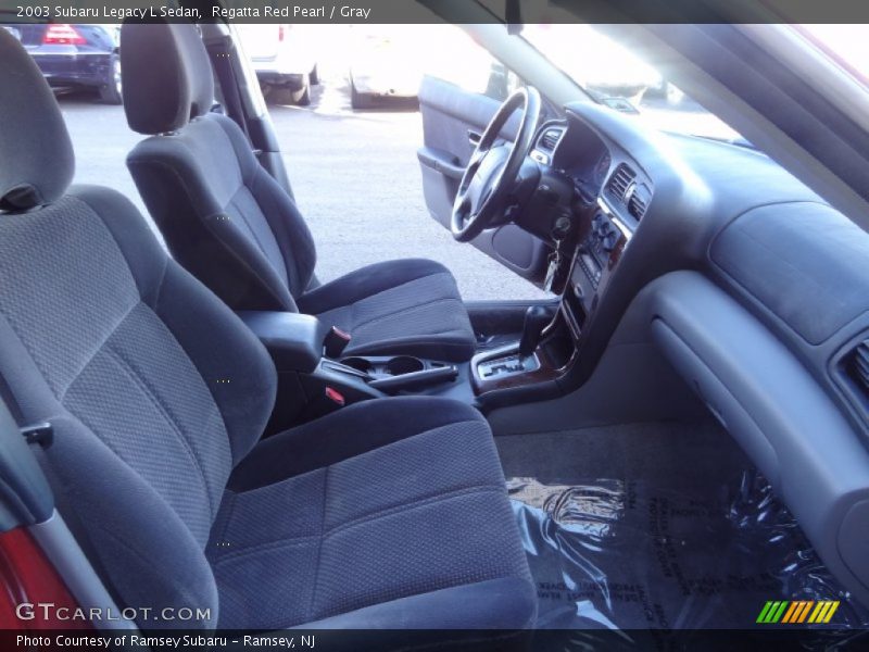 Regatta Red Pearl / Gray 2003 Subaru Legacy L Sedan