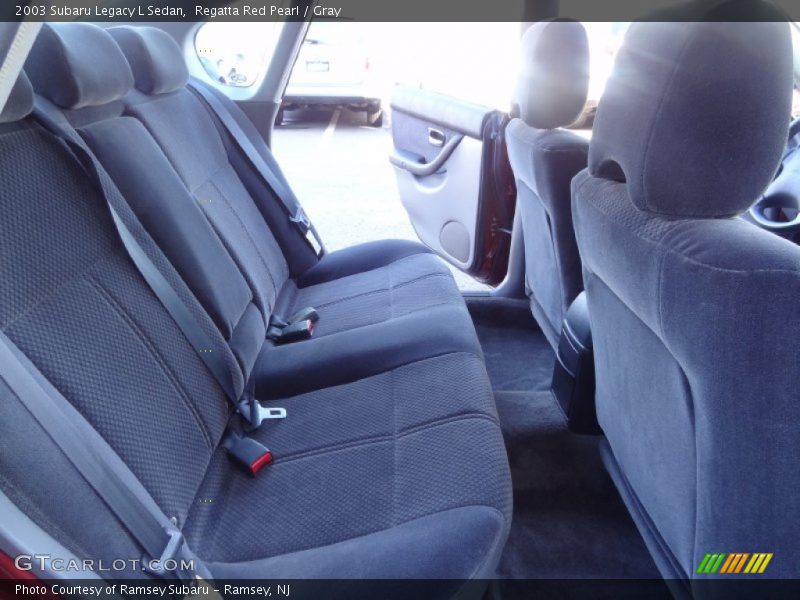 Regatta Red Pearl / Gray 2003 Subaru Legacy L Sedan