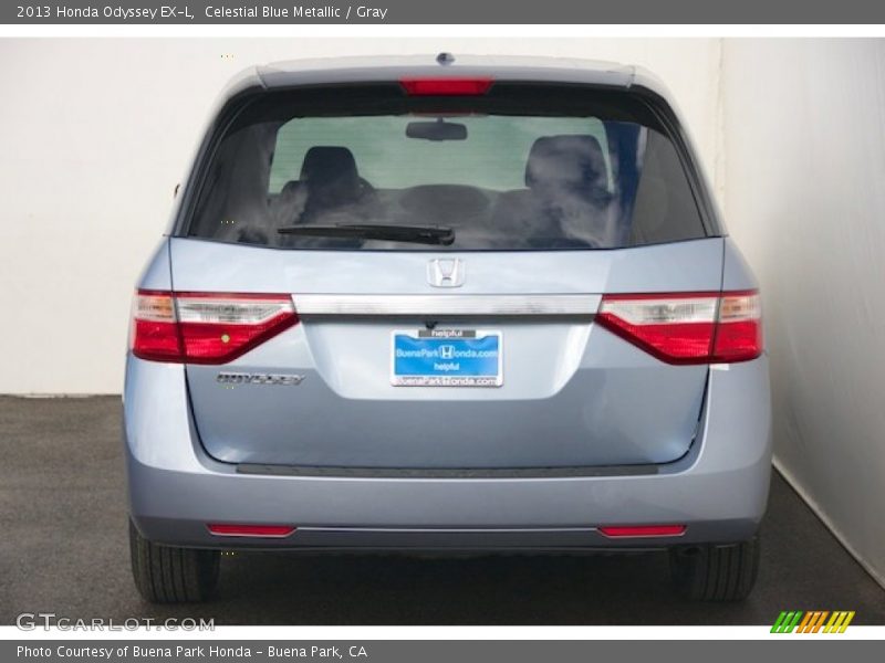 Celestial Blue Metallic / Gray 2013 Honda Odyssey EX-L