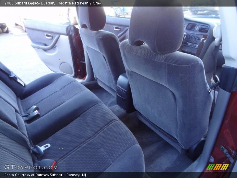 Regatta Red Pearl / Gray 2003 Subaru Legacy L Sedan