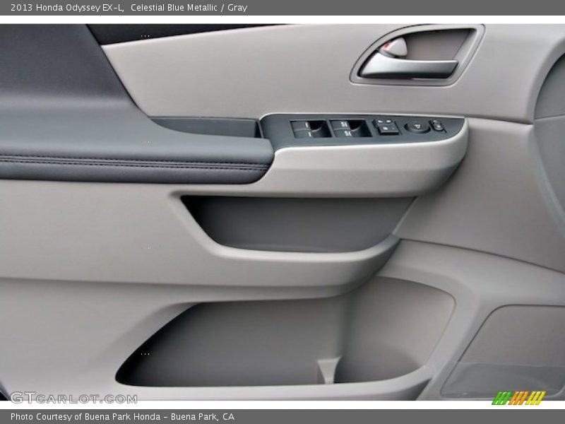 Celestial Blue Metallic / Gray 2013 Honda Odyssey EX-L