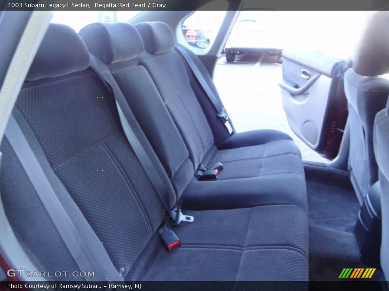 Regatta Red Pearl / Gray 2003 Subaru Legacy L Sedan