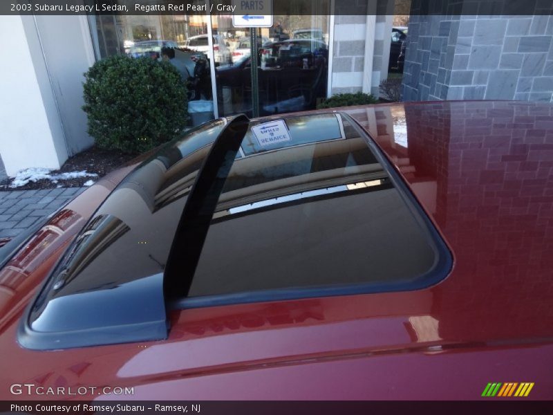 Regatta Red Pearl / Gray 2003 Subaru Legacy L Sedan