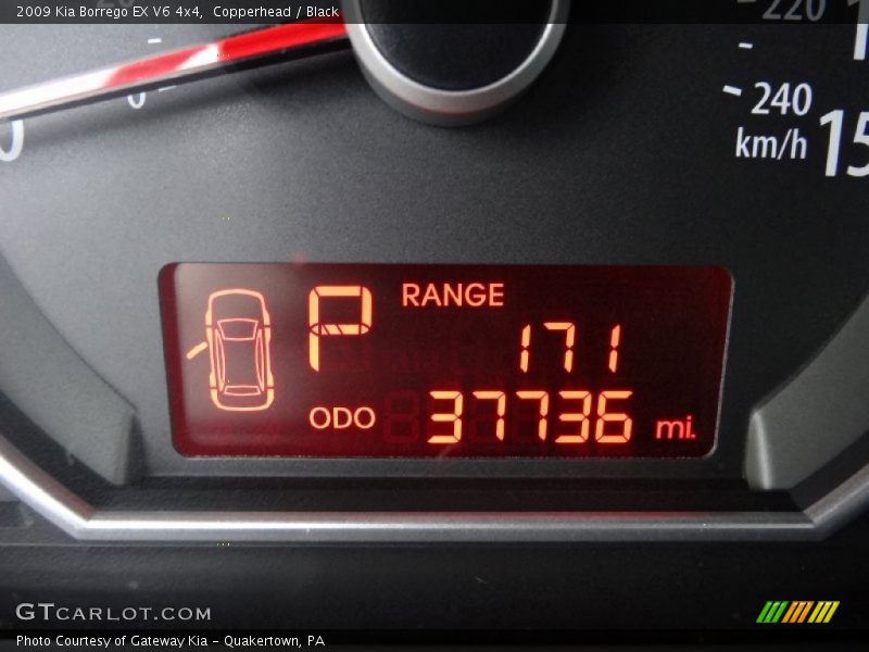 Copperhead / Black 2009 Kia Borrego EX V6 4x4